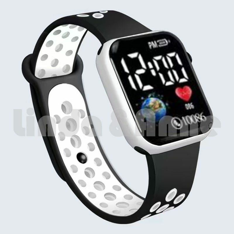 Limited Edition Led Sporty Kasual Jam Tangan Pria Wanita Favorit Kesukaan Bisa COD