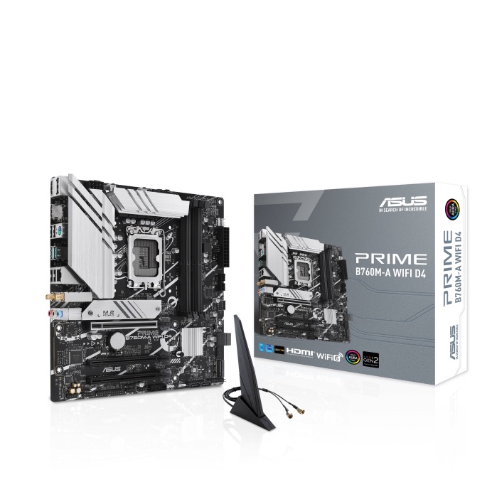 ASUS PRIME B760M-A WIFI D4 | Motherboard Intel LGA1700 DDR4 B760 MATX