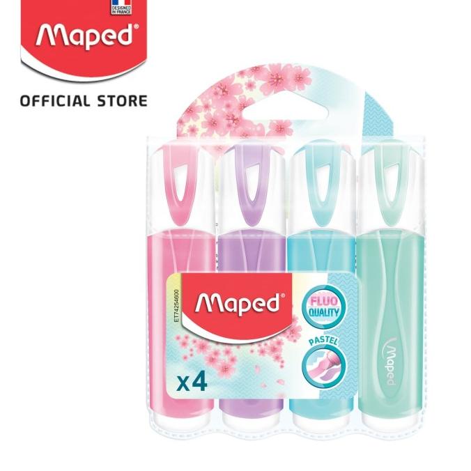 

Maped FluoPeps Classic Pastel AssCol x4 - Pouch