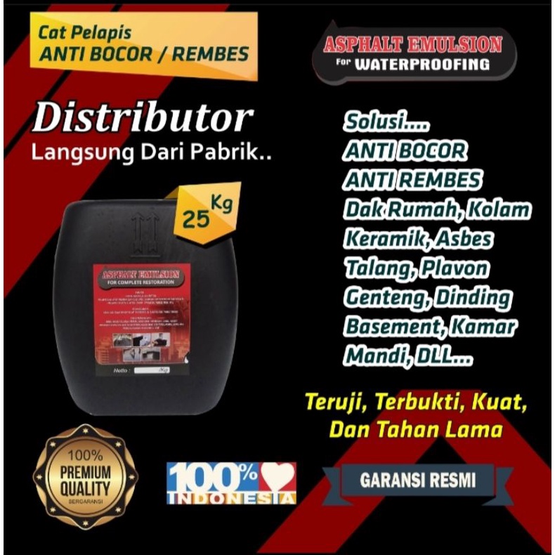 Cat Pelapis Anti Bocor Aspal Cair Anti Bocor Cat Kolam Anti Bocor Cat Tembok Anti Bocor Asphalt Emul