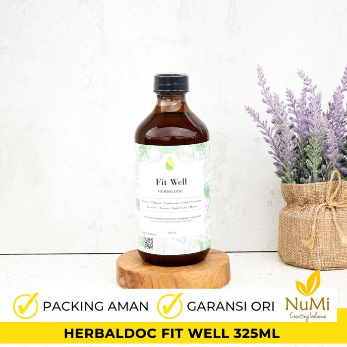

325Ml Fit Well Herbal Pereda Batuk Dan Sakit Tenggorokan - Herbaldoc