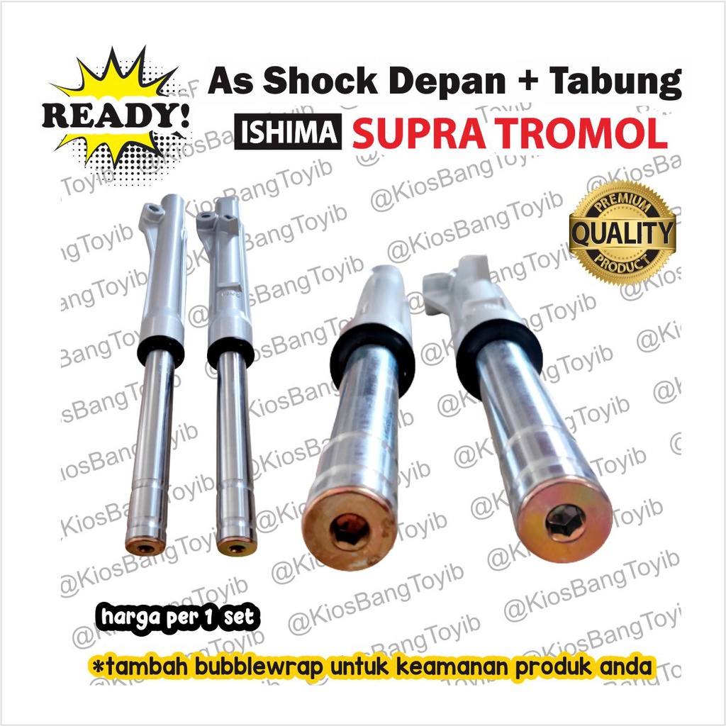 As Shock Skok Breaker Depan + Tabung Honda Supra Tromol (ISHIMA)