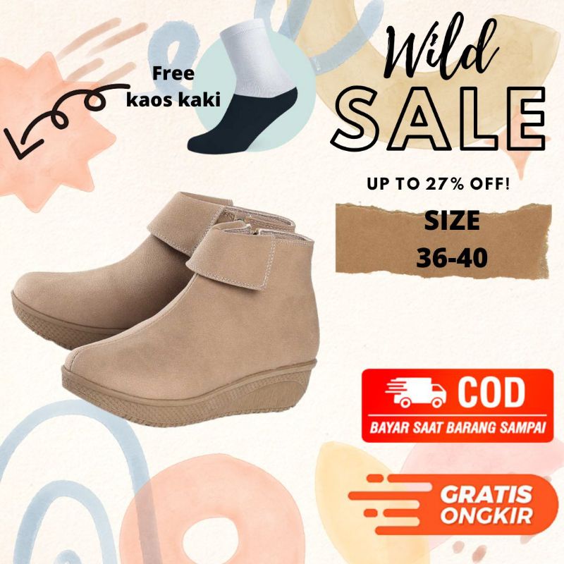 SEPATU BOOTS WANITA SEPATU BOOTS KOREA