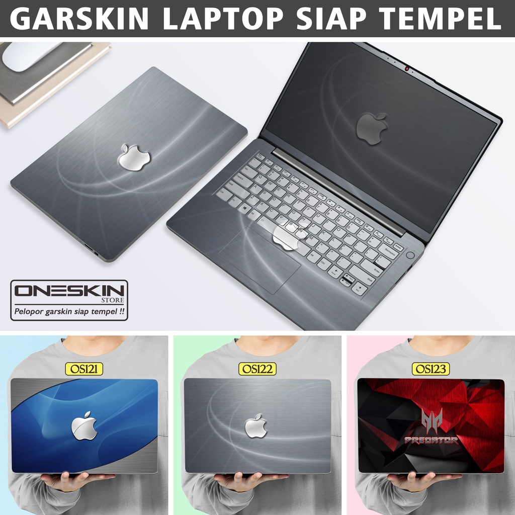 Garskin Sticker Laptop Protector Macbook Full Body Bottom Bezel Palmrest Skin Brand Logo