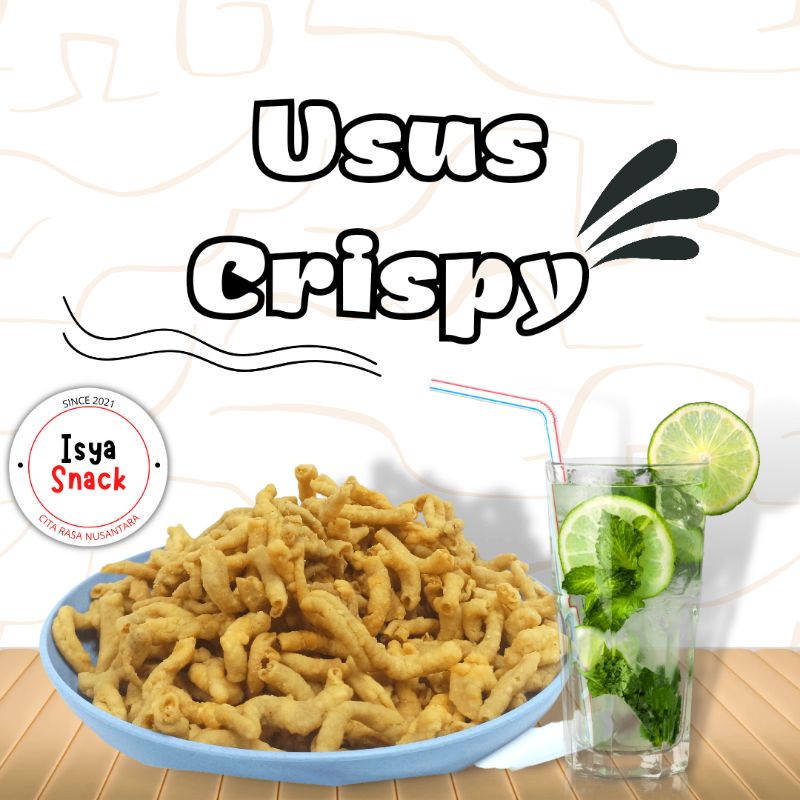 

Usus Crispy Premium / Keripik Usus 250gr - Isya Snack