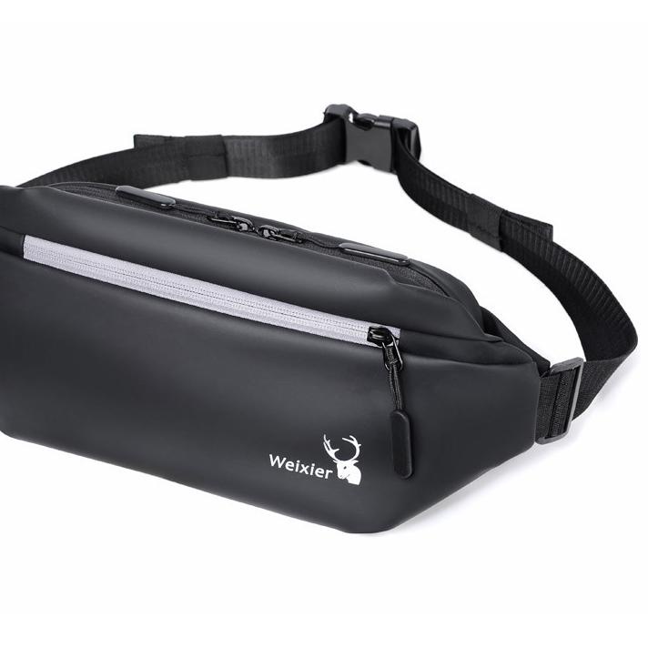 SIA298 WEIXIER 9563 Tas Selempang Pria Waist Bag Anti Air WX-OS <>