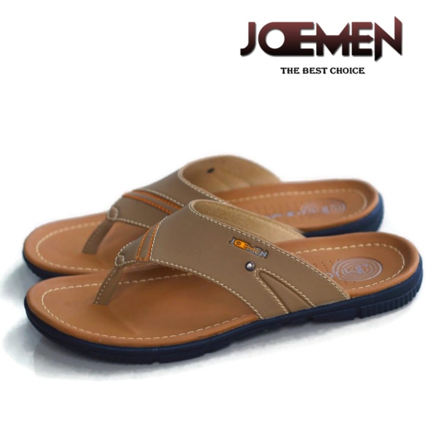 Sepatu Sandal Pria dan Wanita Joemen S-33 bahan Kulit Premium simple