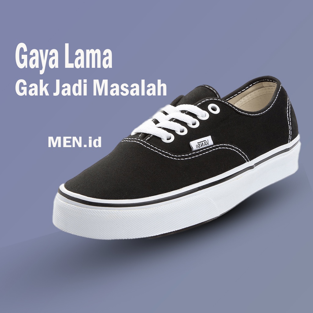 Sepatu vans pria tali vans hitam laki laki sepatu casual kasual pria