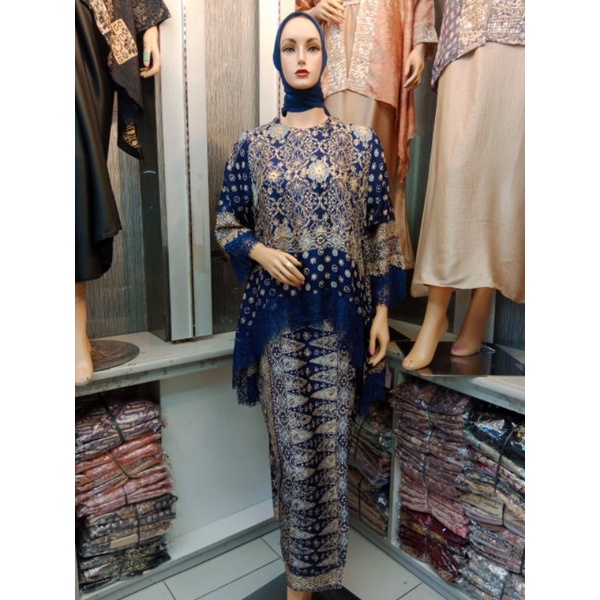 set rok batik premium bahan sutra viscose