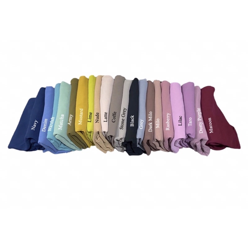 HIJAB SEGIEMPAT INSTAN INNER TURKEY 2 LAYER / SEGIEMPAT CERUTY INSTAN / SQUARE INSTAN INNER TURKEY