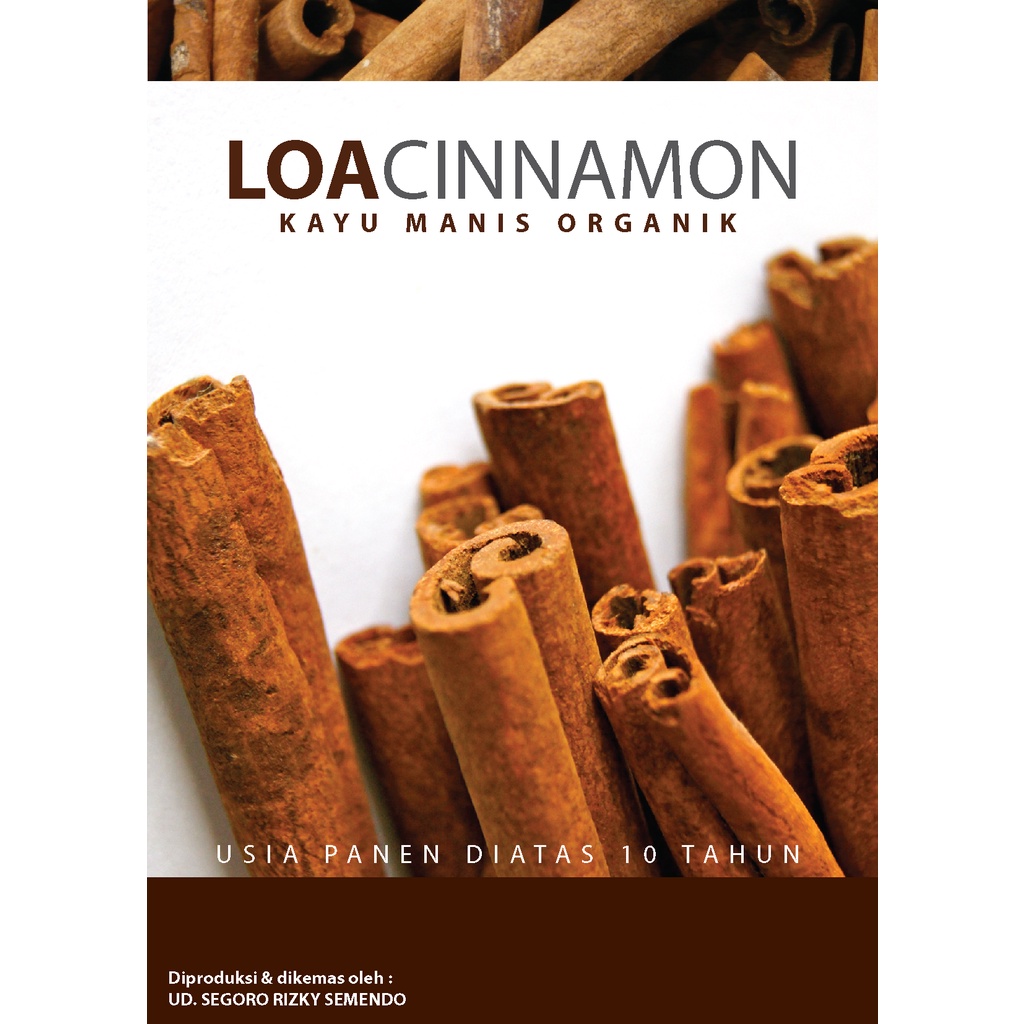 

Kayu Manis organik / cinnamons / rempah - Kualitas Export 10 cm (Kemasan 100gr)