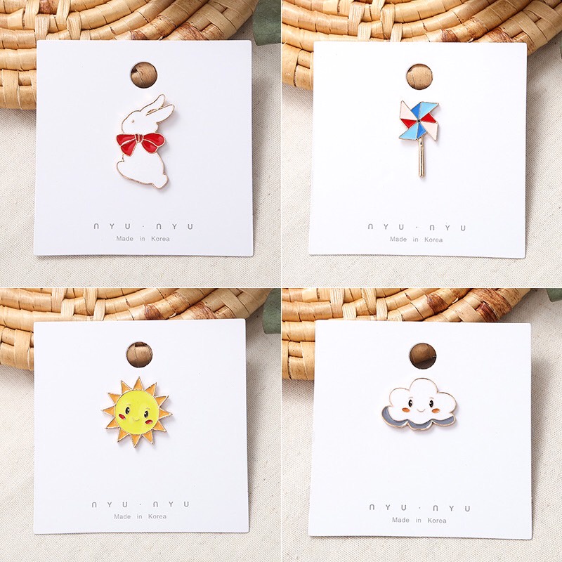 2002 - Premium Bros Akrilik Lucu Kreatif Kartun  Pin Bros / Brooch  / Bros Kecil / Cute Pin Brooch /