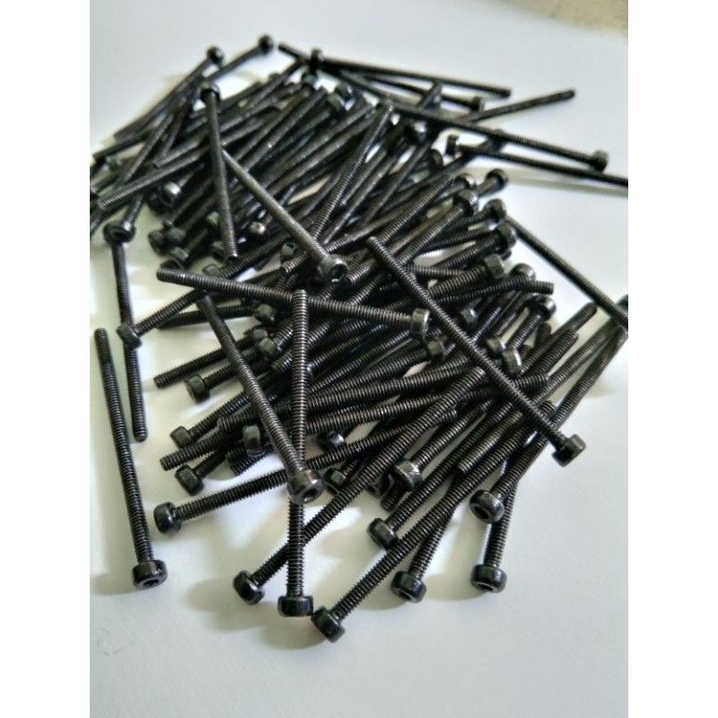 Baut 2x30 screw 2mm baut kunci L isi 50 pcs