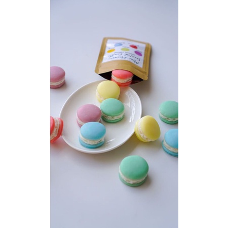 Lilin Macaron Mini / Scented Candle / Aromaterapi / Lilin Lucu Aman Untuk Anak / Properti Foto