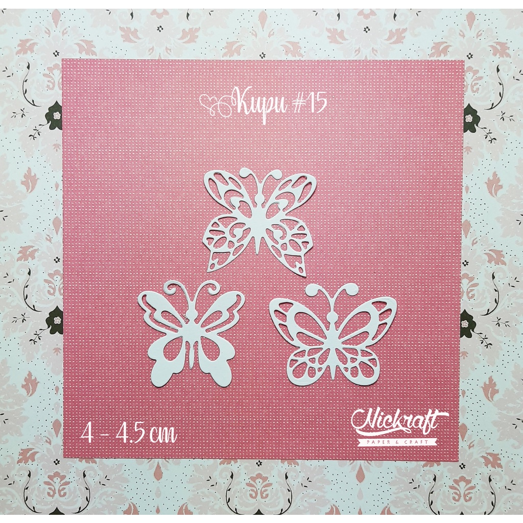 

KUPU #15 - Bahan Scrapbook Kupu Kertas Butterfly Butterflies