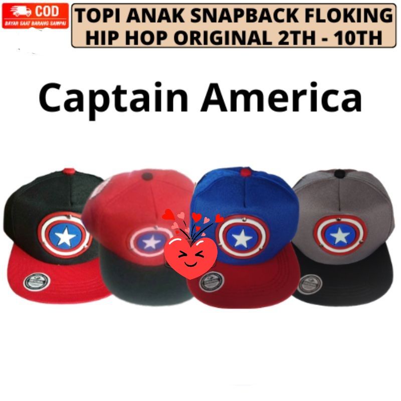 Topi snapback Floking anak