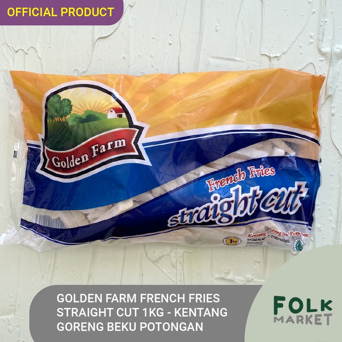 

>>>>>] GOLDEN FARM French Fries Straight Cut 500gr / 1KG - Kentang Goreng