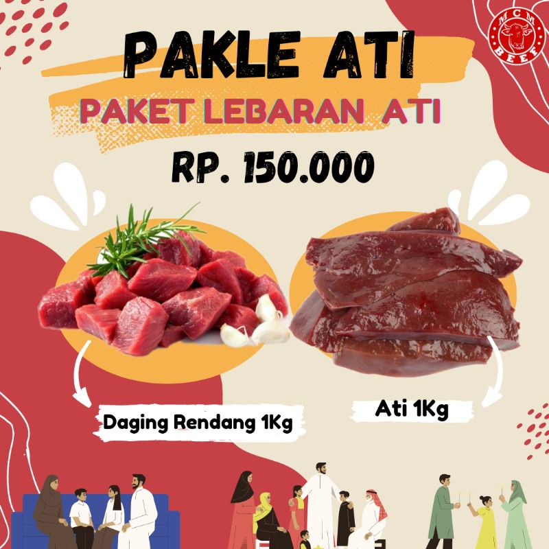 

Paket Lebaran Ati / Rendang 1kg Dan Ati 1 Kg