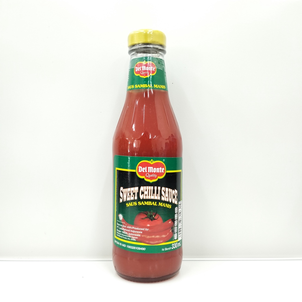 

del monte saus 330ml botol kaca