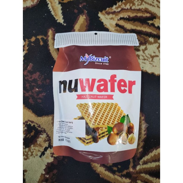 My bizkuit NUWAFER hazelnut wafer 130 gram