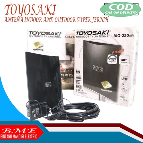 Antena TV Digital Indoor & Outdoor Toyosaki AIO 220 / AIO-220