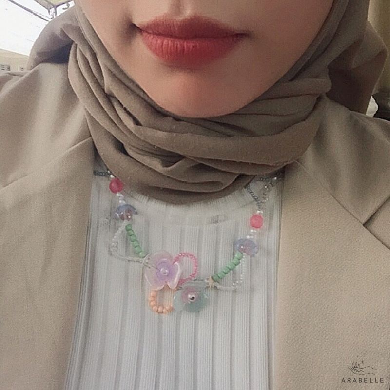 Kalung manik | Premium Beads Necklace - Kalung Daily Hijab/non Hijab Fashion | Handmade Choker Korean (SALE 7.7)