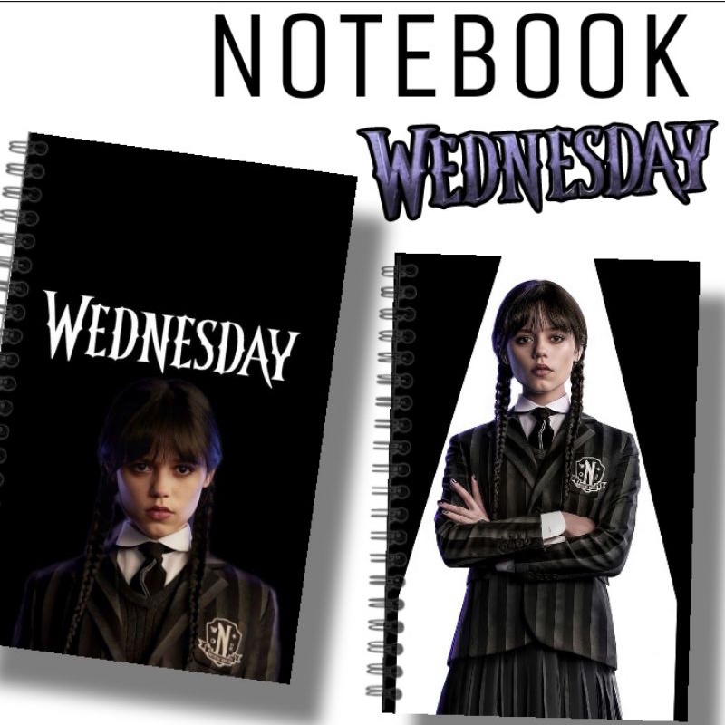 

Notebook Wed Addams Buku NOTEBOOK NEVERMORE ACADEMY