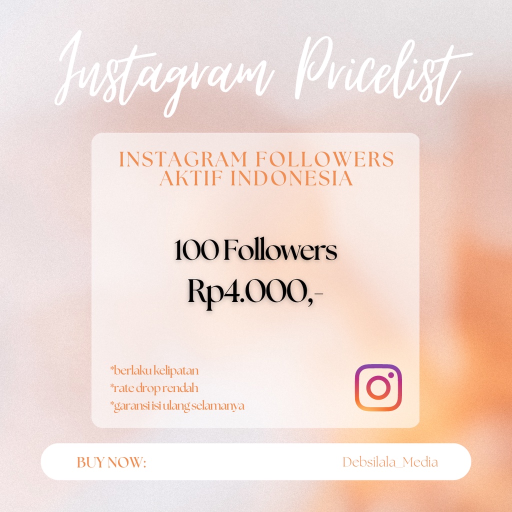 Penambah Followers Instagram Indonesia Aktif