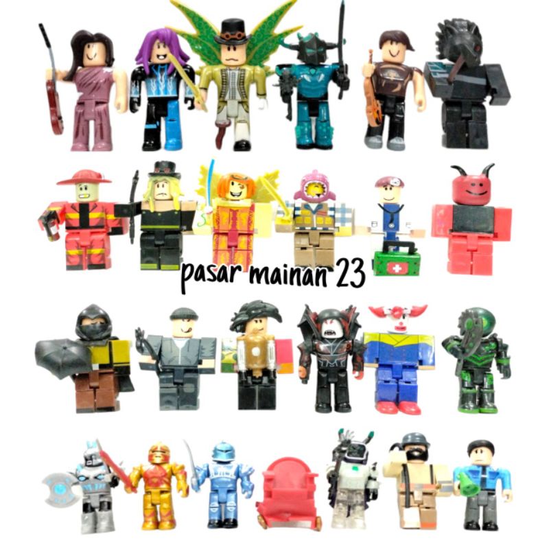 Mainan Figure Roblox Set 6 Miniatur Pajangan Hiasan Topper