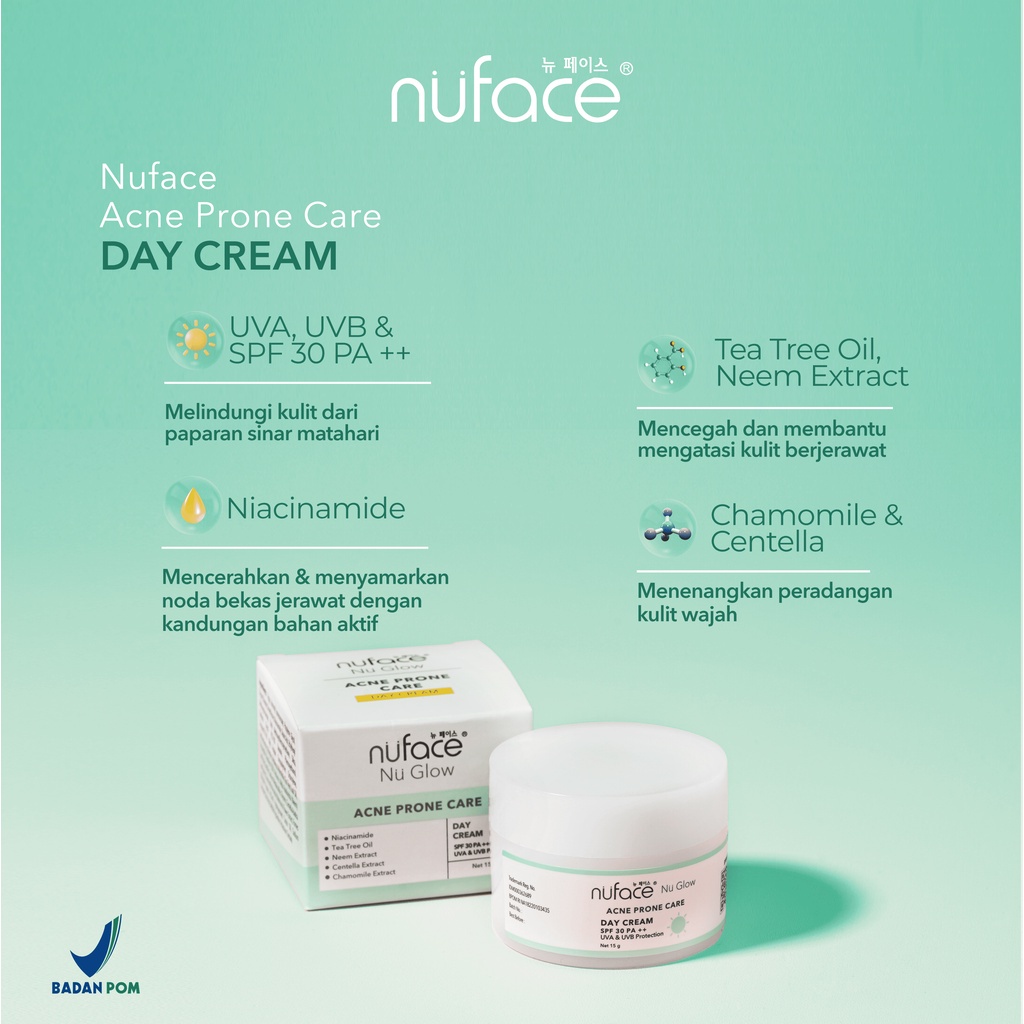 NUFACE ACNE PRONE CARE DAY CREAM 15GR -NJ