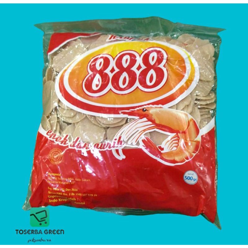 

Kerupuk 888 Polos 500gr