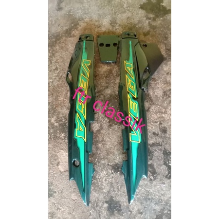 Cover Bodi belakang Vega R Vega r old lama hijau botol set bok aki