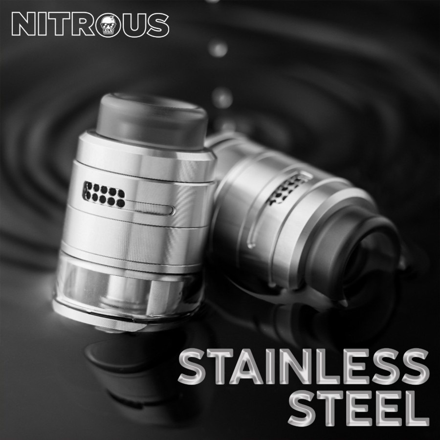 NITROUS RDA 24MM WITH TANK NEW EDITION NITROUS RDA TANK 24MM AUTHENTIC