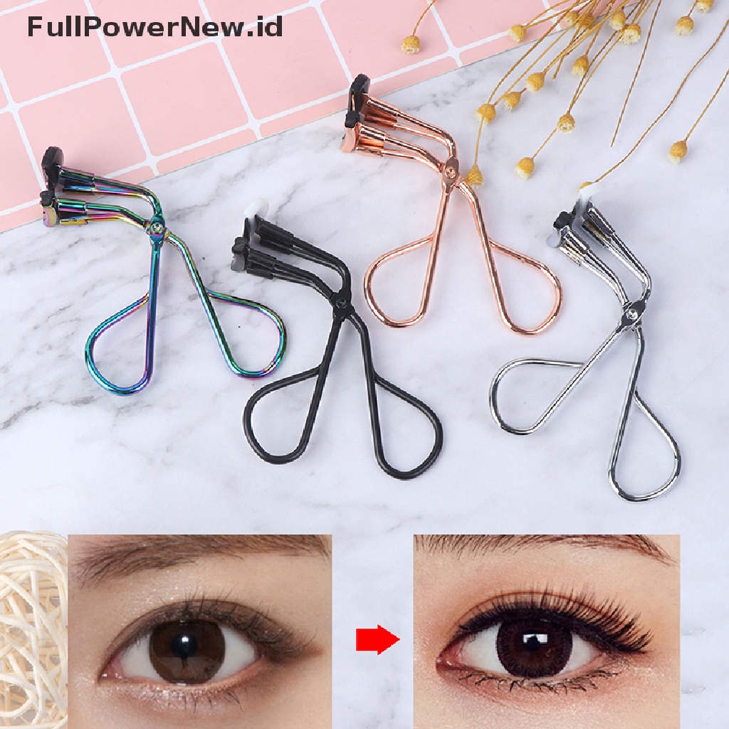 Power Penjepit Bulu Mata Stainless Partial Clip Eye Curling Alat Makeup Kosmetik Beauty ID