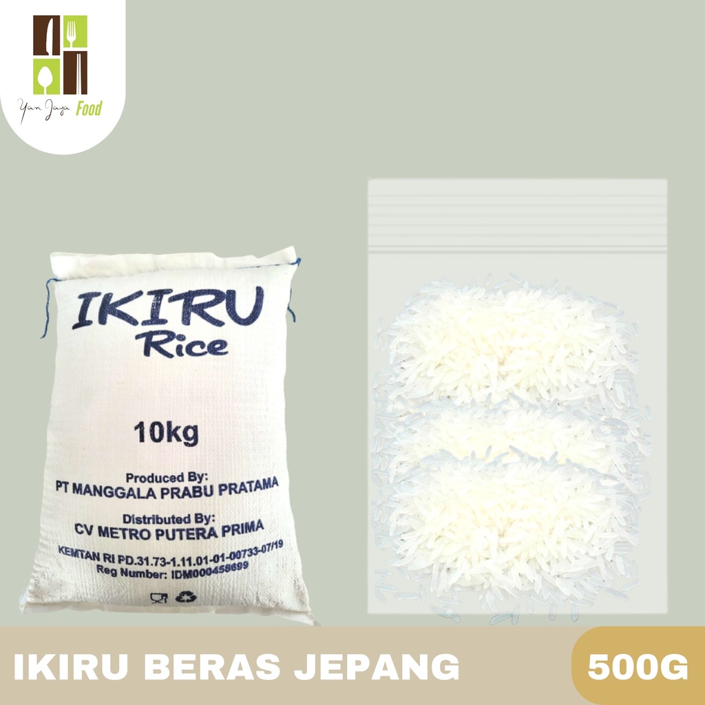 Beras Jepang/Beras Khusus/Sushi Rice/Japonica/Japonika 500g/1kg