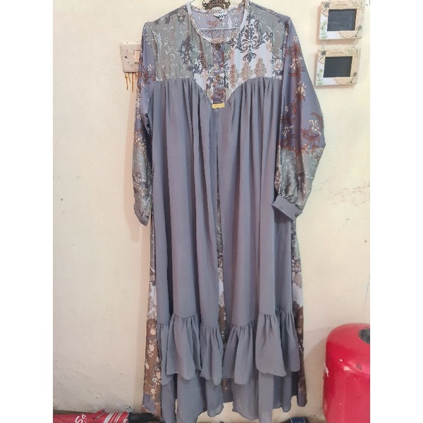NEW BUKAN PL GAMIS MAXI MIDI TUNIK BAJU MUSLIM BUSUI KANCING BY VAVANI