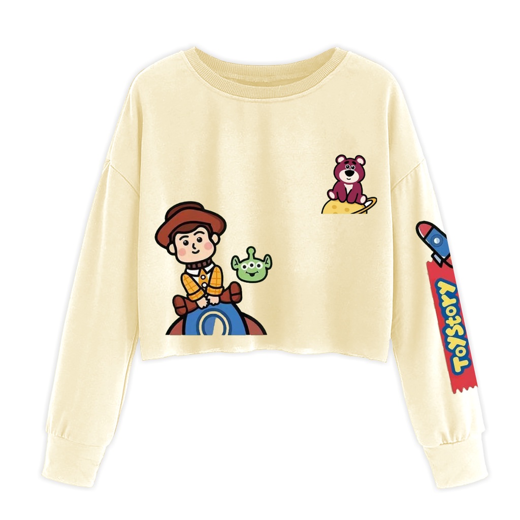 ROCKET TOY STORY SWEATER CROP WANITA GAWA