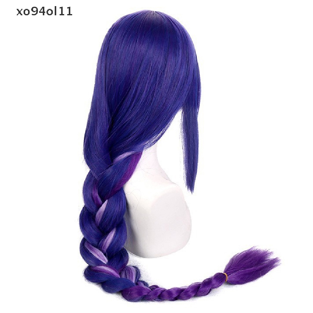 Xo Game Genshin Impact Raiden Sho Baal Wig Cosplay Wig Pewarna Gradasi Panjang OL
