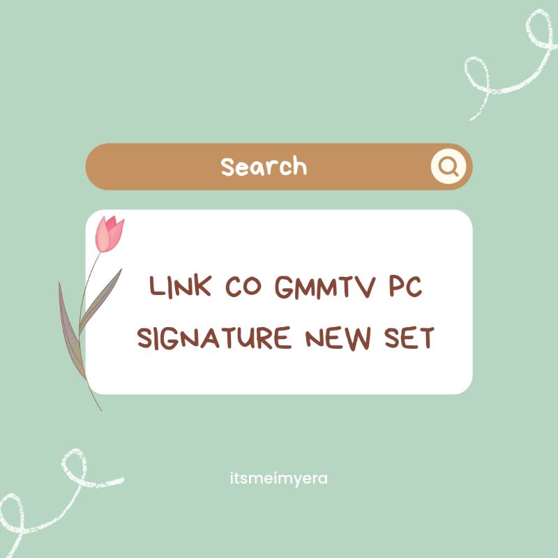[BACA DESKRIPSI | READY STOCK] GMMTV SIGNATURE CARD NEW SET