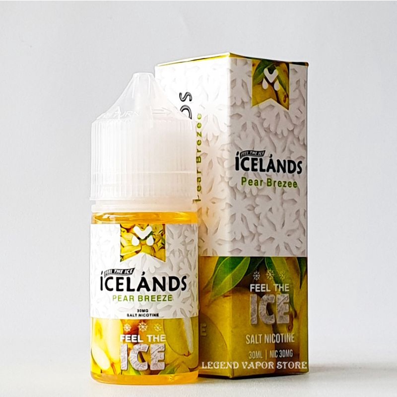 SALT NIC - LIQUID ICELANDS Pear Brezee 30ML 30MG AUTHENTIC