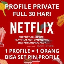 NETFLIIX PRIVATE(ON REQUEST) 1BULAN PREMIUM UHD 4K TANPA VPN FULL GARANSI RESMI BERBAHASA INDONESIA