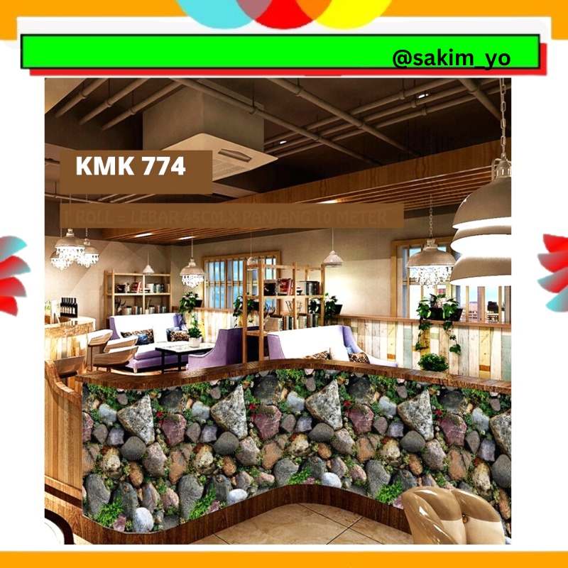 WALLPAPER WELPAPER WALPAPER WALL STICKER WALLSTIKER WALSETIKER WALSTICKER STIKER STICKER DINDING TEM