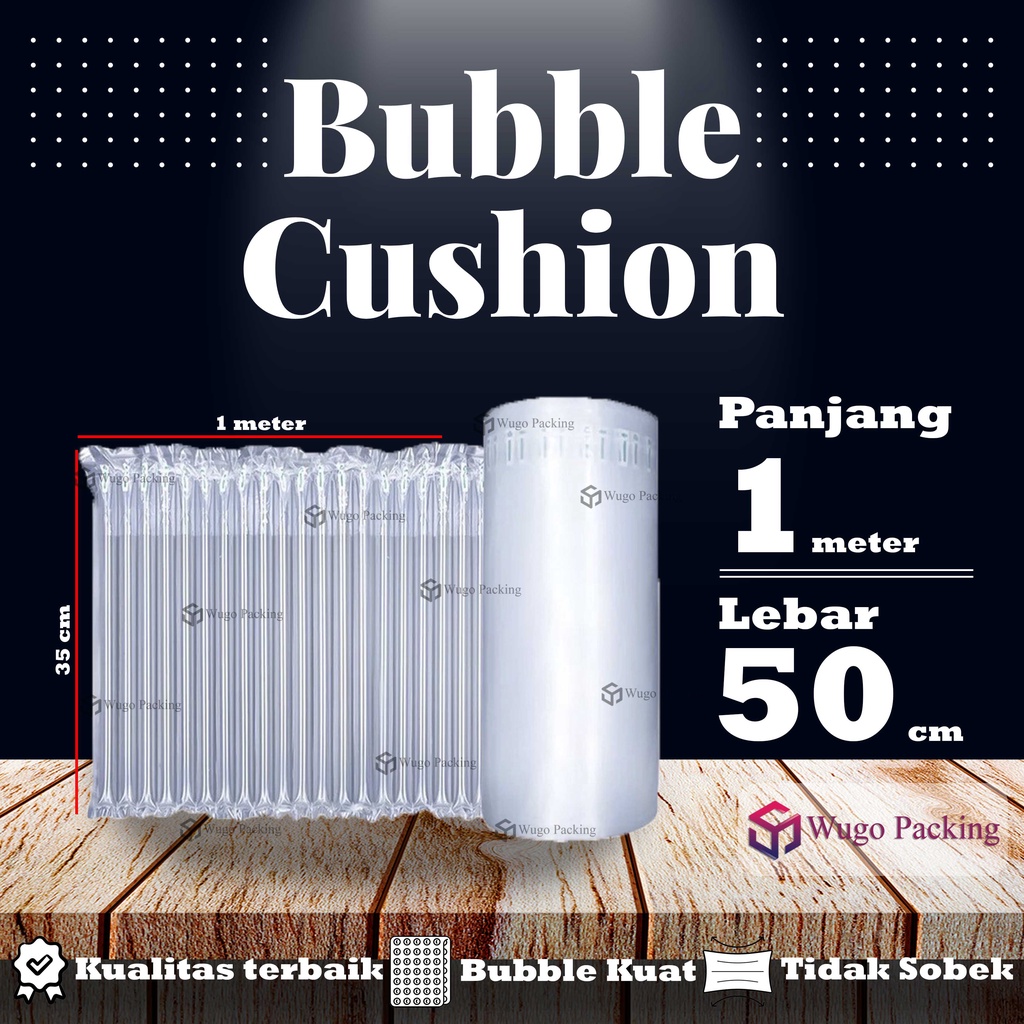 

50cm Bubble Wrap Inflatable Roll Air Bag Cushion Packing (meteran)