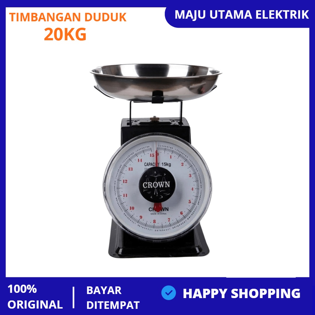 Timbangan 20kg Duduk/Timbangan Manual/Timbangan Buah 20 Kg