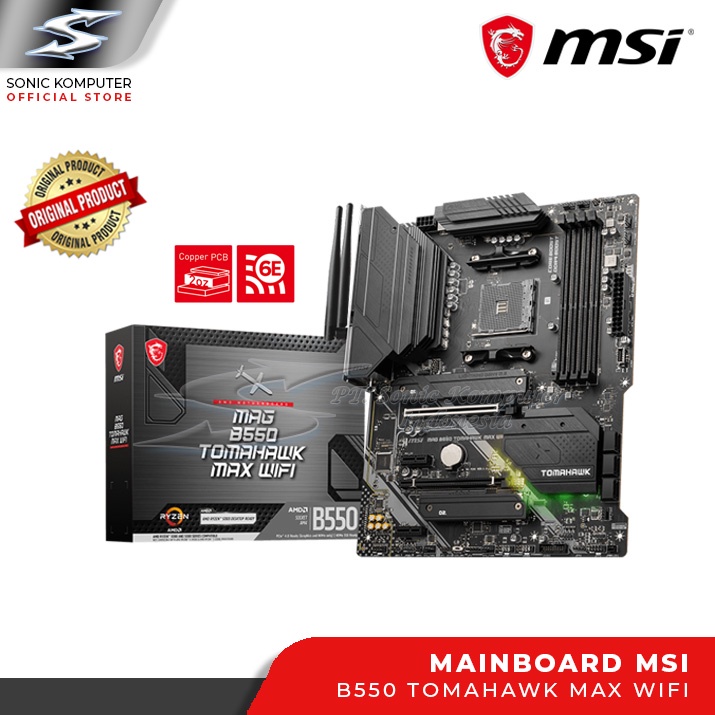 MSI MAG B550 TOMAHAWK MAX WIFI | Motherboard AMD B550 Ryzen AM4