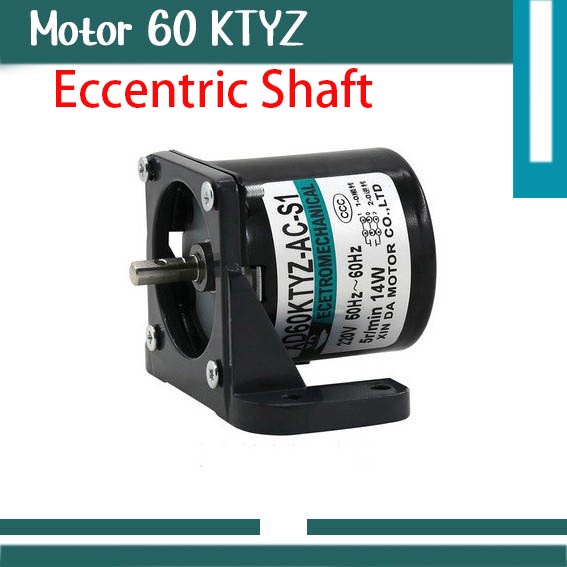 Motor Gearbox Eccentric shaft 60KTYZ 14W with Bracket (8229)