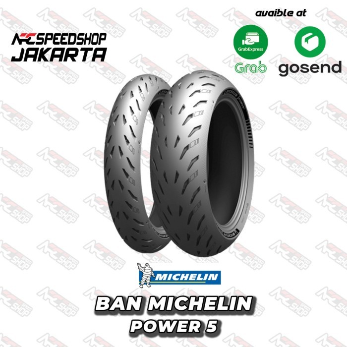 Ban Michelin Power 5 120/70-17 & 180/55-17 Rear & Front #Original