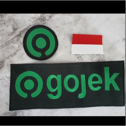 Emblem Logo Patch Bordir Ojol Gojek 2