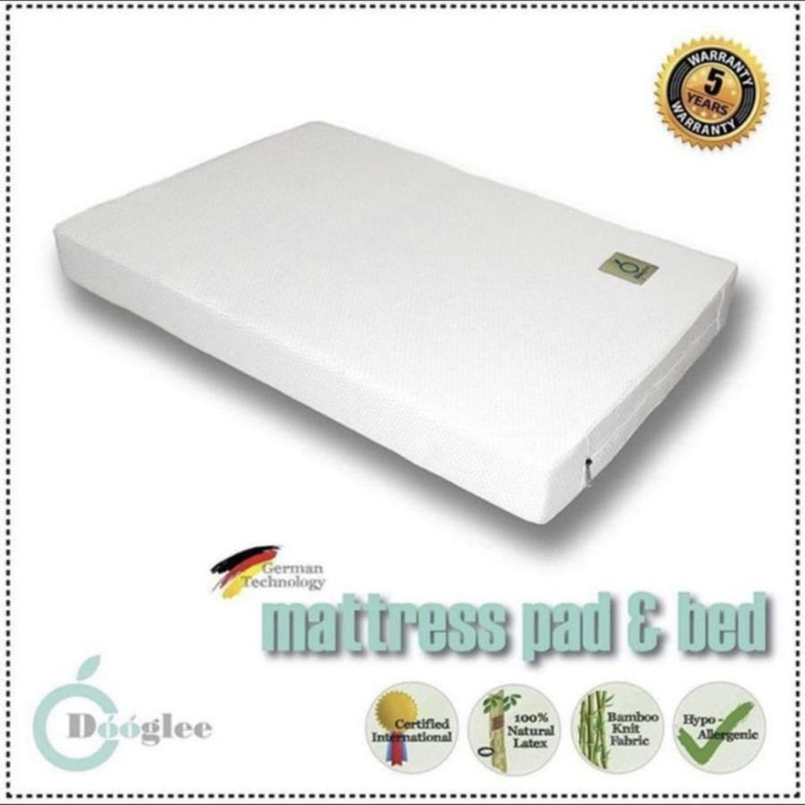 Dooglee - Mattress Pad Latex 87 x 52 x 5cm