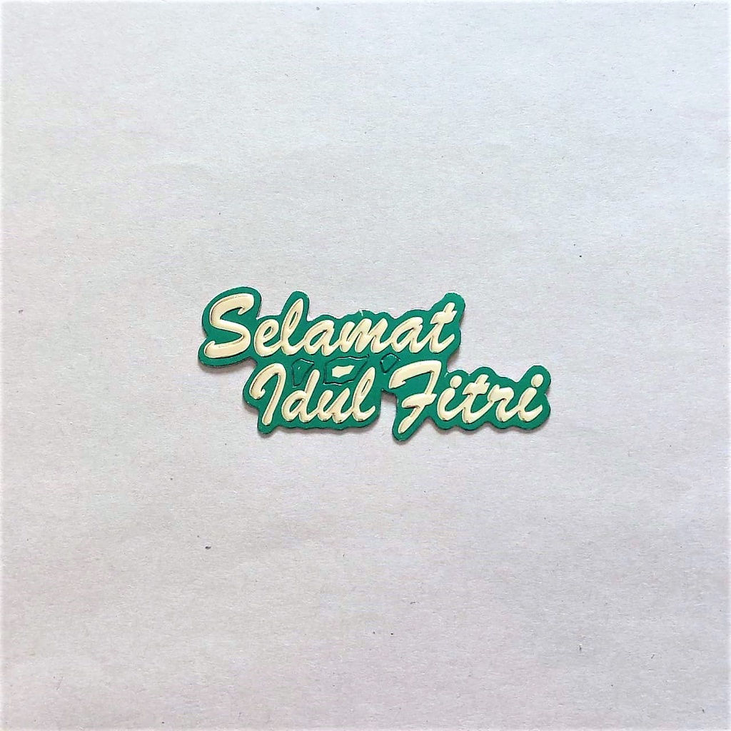 

6Pcs Tulisan selamat idul fitri IF02